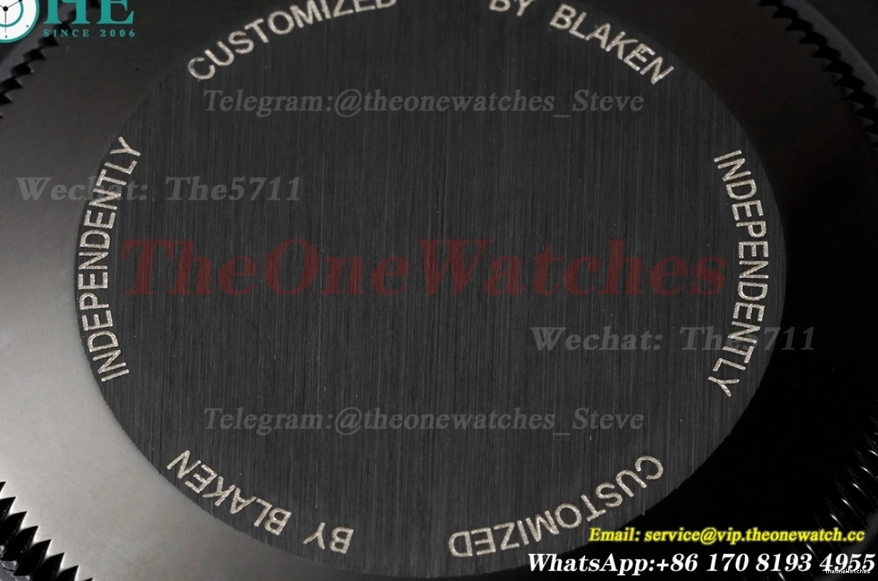 VS3135 SS DLC Green Blaken V6F Dot 40mm Submariner 0407